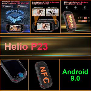 <span class=keywords><strong>Unihertz</strong></span> <span class=keywords><strong>Atom</strong></span> Petit et robuste Smartphone Octa Core Android 9 4GB 64GB Téléphone portable P23 16MP 4G 2000mAh Batterie 2.45 ''Téléphone portable - Product Image 2