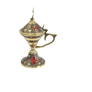 Quemador de Incienso de Tamaño y Forma Personalizados, Hecho a Mano en Acero Inoxidable, Color Dorado y Rojo, Mabkhar a un Precio Razonable - Product Image 2