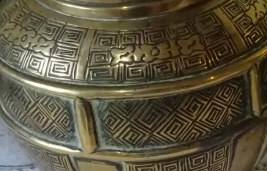 Jardinières et pots en laiton indien à usages multiples pour la décoration de la maison et des mariages, jardinières en métal, décoration de plantes vertes - Product Image 6