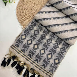 เสื้อเบลาส์สำหรับผู้หญิงชุดปาร์ตี้งานแต่งงานสุดพิเศษสำหรับผู้หญิงผ้าส่าหรีคอตตอนเนื้อนุ่มบูติกอินเดีย - Product Image 1