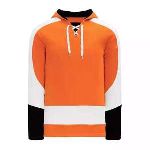 Wholesale Custom Heavyweight 100% Polyester Sublimation Ice <b>Hockey</b> Hoodie Embroidered Logo Quick Dry Breathable Men's Sweater - Product Image 3