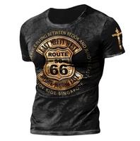 Ringer Trendy Brand 100% Camiseta de algodón de gran tamaño para hombres LOGOTIPO personalizado Gráfico impreso Camiseta con estilo para hombres
