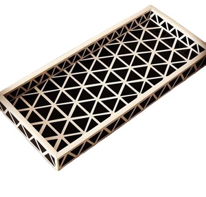 Assiette de serveur plateau de service de luxe grand os servant plateau à thé plateau de service alimentaire usine vente en gros fournitures pour restaurants et hôtels - Product Image 1