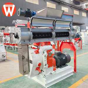 Machine à fabriquer des granulés d'aliments pour animaux, volailles, bovins, chèvres, moutons, poulets, moteur électrique, capacité de 5 tonnes/h, Strongwin - Product Image 5