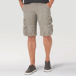 Venta caliente Jeans Algodón Verano Multi bolsillos Pantalones cortos Casual 6 bolsillo Cargo Shorts para hombres - Product Image 1
