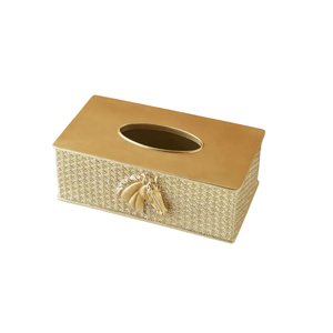 Boîte à mouchoirs moderne en métal faite à la main, écologique, finition cuivre, accent floral, forme et logo personnalisés pour hôtels, restaurants, vente en gros - Product Image 2