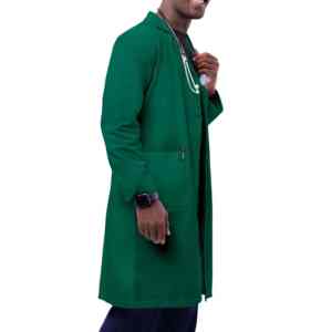 Bata de Laboratorio Profesional - Uniforme Médico Unisex para Doctor, Químico, Científico, Chaqueta de Laboratorio con Botones, Ligera - Product Image 5