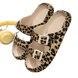 Sandalias Planas de EVA para Mujer y Hombre, Verano, Punta Abierta, con Amortiguación de Aire, Cierre Deslizante, Ligeras, Antideslizantes, para Exteriores - Product Image 6