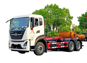 Camion benne à benne arrière sur mesure 6x4 LHD RHD 18-20 tonnes avec bras de levage à crochet pour déchets - Product Image 6