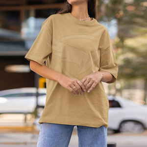 Nuevo estilo Ropa de verano Mujeres Camisetas Manga corta Tela de algodón Camisetas de gran tamaño para adultos Venta en línea - Product Image 2