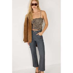 <b>Strappy</b> Leopard Print <b>Top</b> Bodysuit - Product Image 3