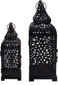 Luxury <b>Lantern</b> Handmade <b>Lantern</b> Etching Iron Homeware Decorative Living Room Metal <b>Candle</b> <b>Holder</b> Wholesale Manufacturer Supplier - Product Image 2