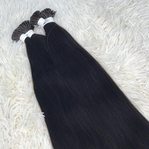 Prix de gros de kératine vietnamienne I Tip couleur piano extensions de cheveux vierges brutes Remy Itip à double tirage - Product Image 1