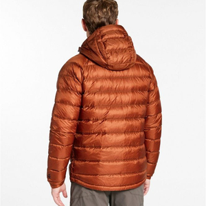 Vente chaude Veste matelassée pour homme en duvet épais et chaud de grande taille sur mesure avec logo personnalisé - Product Image 3