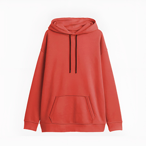 Sudadera con Capucha de Mezcla de Algodón para Mujer, Diseño Ecológico con Hombros Caídos, Logotipo Frontal ODM, Producción Sostenible en Fábrica - Product Image 1