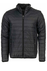 <b>Men's</b> Quilted Hooded Puffer Winter <b>Jacket</b> Cotton-Filled Windbreaker Front Zipper Pockets Waterproof Breathable Warm Winter - Product Image 5