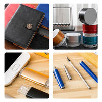 Sets de Regalo Corporativos Promocionales al por Mayor, Libreta de PVC, Termo, Set de Regalo Personalizable con Bolígrafo y Botella de Agua, para Equipos de Entrenamiento, EE. UU.