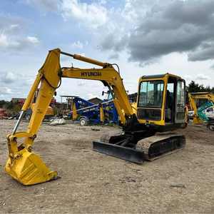 รถขุดขนาดเล็กฮุนได R55-7 ปี 2008 มือสอง สภาพดี เครื่องยนต์ยันม่าร์ ปั๊มไฮดรอลิก ความจุบุ้งกี๋ 0.18 ลบ.ม. น้ำหนักใช้งาน 5500 กก. - Product Image 5