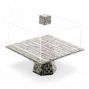 Base para Pastel Decorativa Hecha a Mano, Ecológica, de Nácar, para Mesa de Postres y Presentación de Alimentos, de Vietnam - Product Image 6