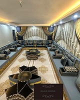 Majlis Arabe Majlis Marocain Design de Majlis | Personnalisation Possible Ensemble de Canapés de Sol Arabes en Forme de L En Forme de U