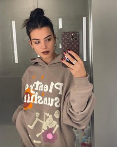 Sudadera con Capucha Unisex de Alta Calidad, 100% Algodón Ecológico, Personalizable, con Forro, para Primavera, Tallas Grandes, para Hombre - Product Image 6