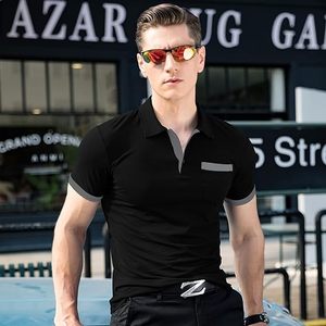 Top qualité coton personnalisé broderie Logo hommes polos décontracté marque vêtements de sport Polo maison mode hommes hauts - Product Image 5