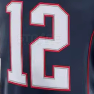 Nueva Camiseta de Fútbol Americano Corta, Transpirable, Personalizada, de Moda, que Absorbe la Humedad, Ecológica, Precio al por Mayor para Ropa Deportiva - Product Image 6