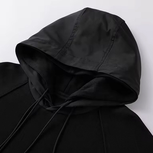 2025 Nueva colección de moda de lujo Premium sudaderas con capucha personalizadas para hombres de peso pesado 100% algodón liso teñido Digital invierno - Product Image 5