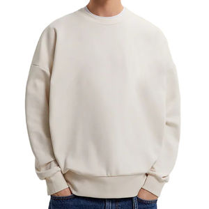 Jersey informal para hombre, sudadera 100% de algodón, colores sólidos, térmico, liso, teñido, estilo informal, sudaderas para hombre para la temporada de invierno - Product Image 1