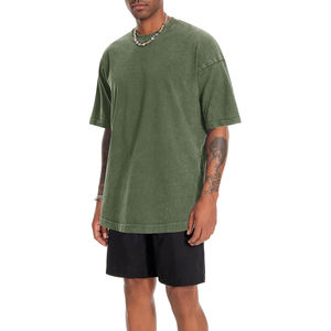 Fabricants professionnels de vêtements au Pakistan, t-shirts surdimensionnés de haute qualité, respirants, écologiques, en tricot, avec logo sur le devant, grandes tailles - Product Image 5