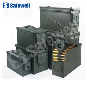 Olive Green Waterproof Metal Ammunition Box Ammo Can M19A1 30 Cal M2A1 AMMO Can 50 Ammo Storage Box
