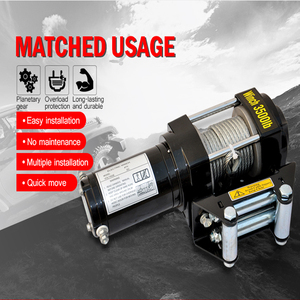 10000 Lb <strong>Electric</strong> <strong>Winch</strong> <strong>12V</strong> ATV Truck Trailer Boat Pound 2 Ton - Product Image 3