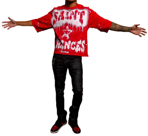 Camiseta Personalizada de Alta Calidad 100% Algodón Estampada Estilo Urbano Corta Holgada Estilo Urbano de Gran Tamaño 180g Ecológica para Hombre - Product Image 2