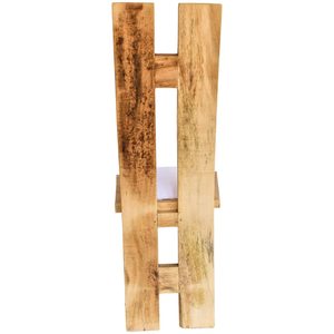 Modern Design <b>Dining</b> <b>Chairs</b> Solid Suar Wood with Natural Wood Finish Cushioned for Indoor and Outdoor Use for Home or Villa - Product Image 4