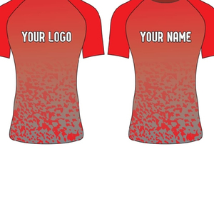 Rashguard MMA personnalisé unisexe à manches courtes, protection solaire, vêtements de compression, 100% polyester - Product Image 5