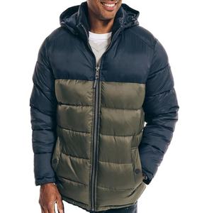 Chaqueta Acolchada Ligera de Algodón Grueso para Hombre 2026, con Capucha, Impresión de Logotipo Personalizada, Primavera, Lujo, Tallas Grandes, Lisa - Product Image 1