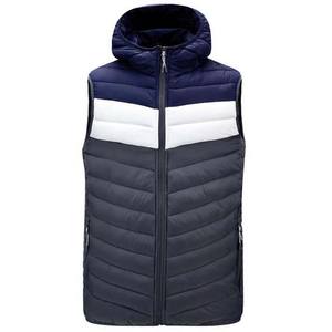 High Street Hommes Vestes Du Pakistan Contraste Couleur OEM Service Conception Personnalisé Imperméable À Capuche Gilet Puffer Vestes 2024 - Product Image 4