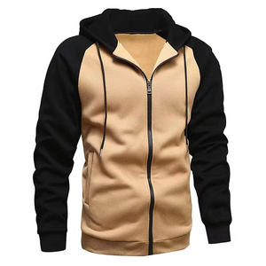 เสื้อกันหนาวมีฮู้ดสำหรับผู้ชายผู้หญิง, เสื้อกันหนาวผ้าฝ้าย100% มีซิป1/4แบบสวมหัวกันน้ำ2025 - Product Image 2