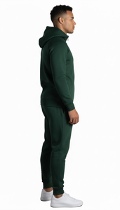 Conjunto Deportivo de Algodón Premium Unisex para Invierno, Transpirable, con Estampado, Logotipo Personalizado, Diseño Sólido con Capucha, Ligero - Product Image 3
