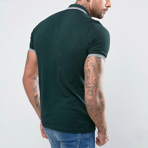 Polos en coton avec logo personnalisé pour hommes Chemise de golf grande taille à manches courtes, vêtements décontractés respirants pour uniforme d'entreprise ou vêtements d'équipe - Product Image 2
