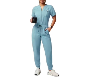 Rayon New Fashion <b>Scrubs</b> Uniforms <b>Sets</b> Medical Hospital <b>Scrub</b> Suit Nurse Unisex - Product Image 1