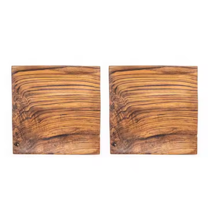 Vaisselle de salle à manger en bois minimaliste écologique Assiettes de service en bois dur exotique Vaisselle en bois lisse par l'artisanat croissant - Product Image 4