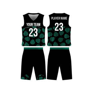 Vêtements de basket-ball par sublimation Uniformes de haute qualité Maillot de basket-ball noir personnalisé unisexe - Product Image 2