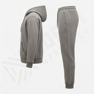 Chándal Deportivo Informal con Capucha, Transpirable, de Forro Polar, Tallas Grandes, para Correr y Gimnasio, con Logotipo Impreso, Servicios OEM y ODM - Product Image 3