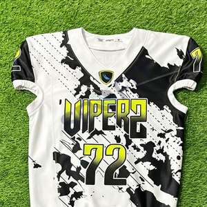 High Quality Custom Adult Unisex American Football Jersey Short Plus Size Options Custom Logo Design Printed Team Uniform - Product Image 3