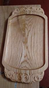 CES PLATEAU IMPRIMÉ EN BOIS MEILLEURE QUALITÉ SCULPTÉE Forme carrée disponible et meilleur échantillon d'artisanat indien Offre Spéciale - Product Image 5