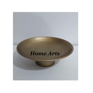 <b>Set</b> Of 2 Different Sizes <b>Dessert</b> <b>Bowl</b> Handmade Aluminium Silver Color Dates Serving For Wholesale Supplier - Product Image 3