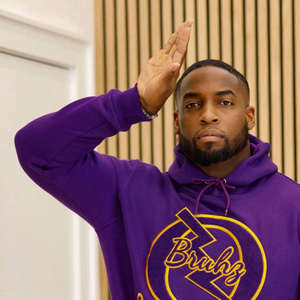 เสื้อฮู้ดเชนิลล์สีม่วง Purple Bruhz แบบสั่งทำพิเศษสำหรับสมาคมนักศึกษาโอเมก้า ชุดลำลองสไตล์สตรีทแวร์ผ้าฟลีซหนานุ่ม - Product Image 4