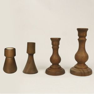 Elegant <b>wooden</b> candle <b>holder</b> for modern minimalist home design sustainable handmade decor for eco friendly living space - Product Image 1