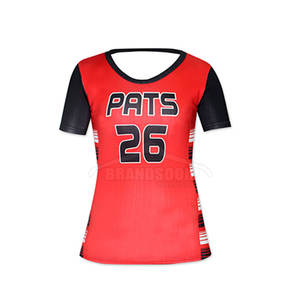 Best Quality New Style Women's Workout Volleyball Jersey with Custom Team Name High Fashion Volleyball Wear - Product Image 1